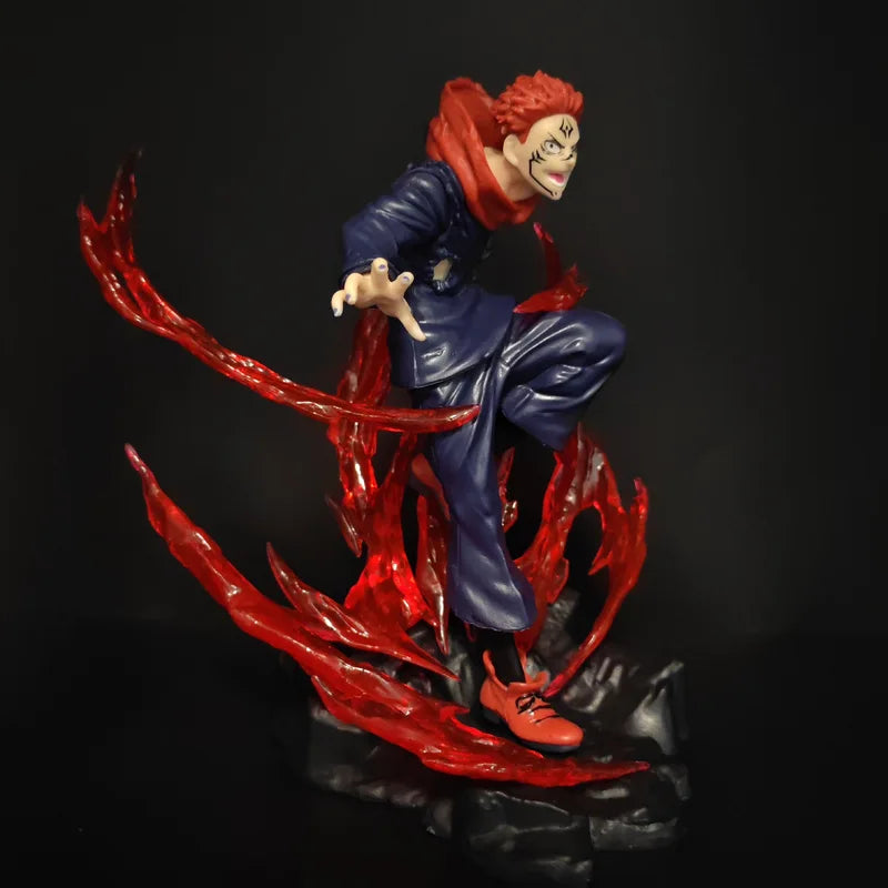 Anime Action Figure Ryomen Sukuna Statue Collectible Doll Model Toy - Multiple Colors