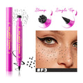 Double-Head Freckle Pen and Eyeliner Spot Stamp - Waterproof & Natural Finish