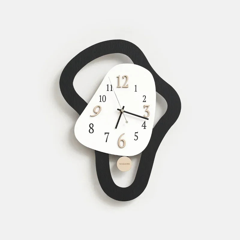 Minimalist Wall Clock - Modern Nordic Silent Home Decor for Living Room