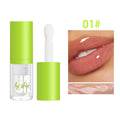 Waterproof Long-Lasting Lip Gloss Set with Non-Stick Cup - 6 Colors