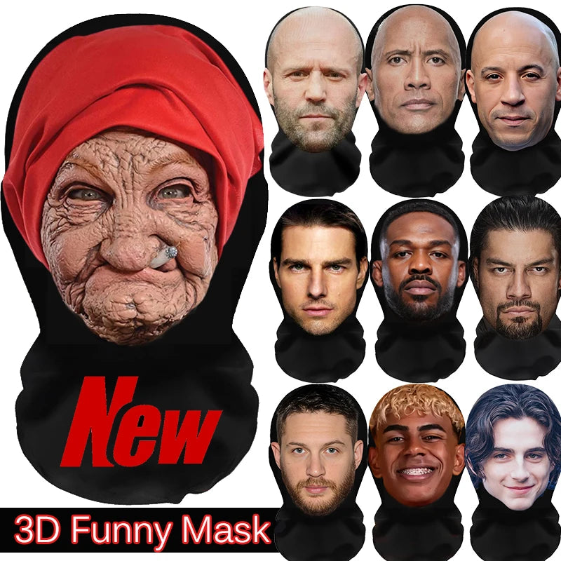 Realistic Halloween Mask for Cosplay Role Play Mask Masquerade Costume Face Cover