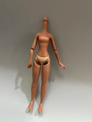 1/12 Doll House Girl Doll Without Head - DIY Nude Movable Body, 25cm