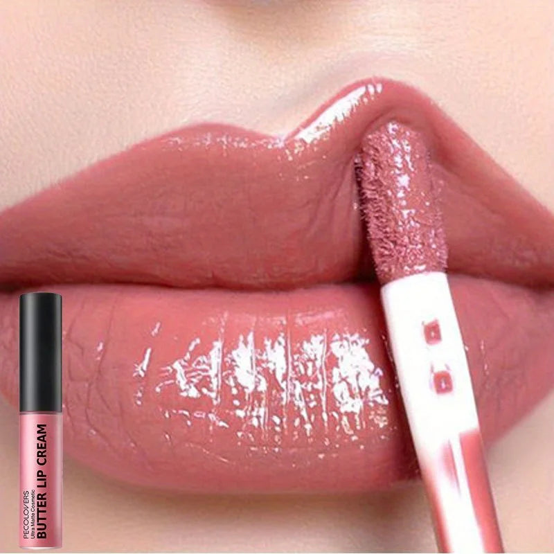 Waterproof Matte Lip Gloss - Long Lasting Non-Sticky Lip Tint for Makeup