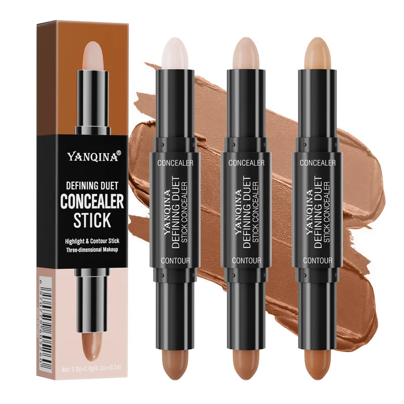 Dual-Ended Face Contour & Highlight Stick for Beginners - Matte Sculpting Pen