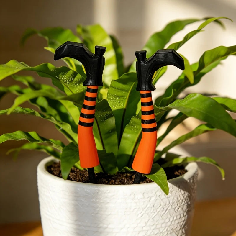 DIY Witch Leg Plant Garden Decorations for Potted Plants and Lawns