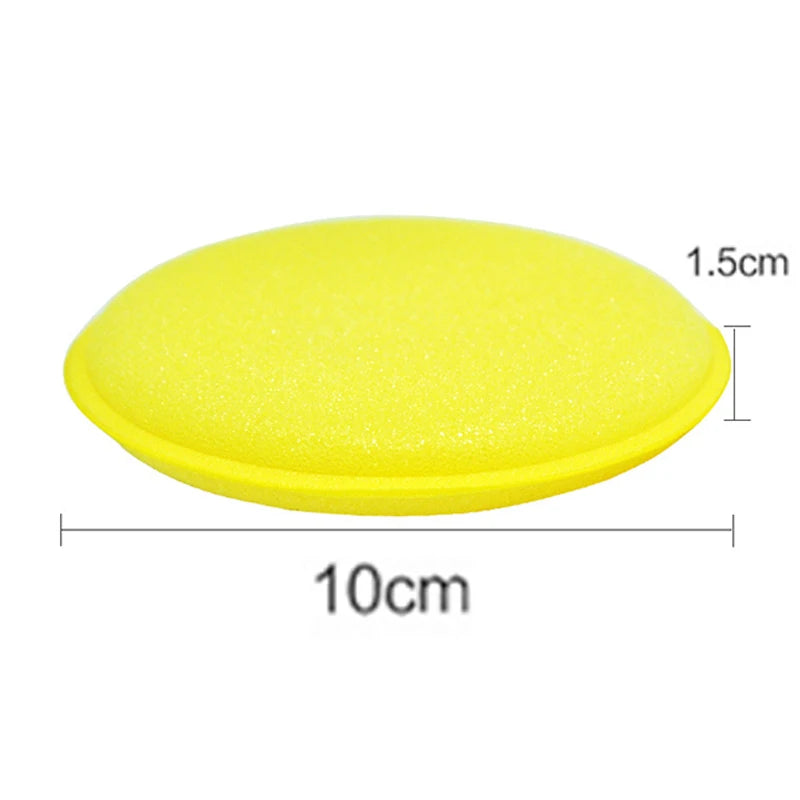 10Pcs Car Waxing Polish Sponges Set - High Density Foam Applicator Pads for Detailing & Polishing