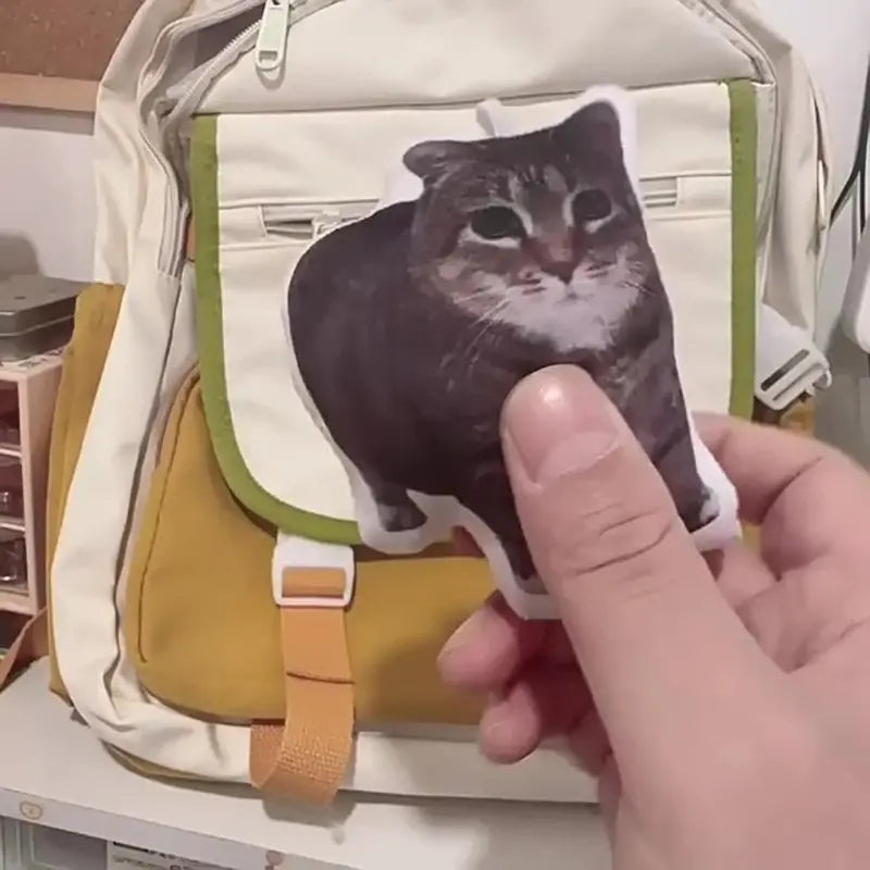 Cat Voice Keychain with Sound Reversing German Kitten Sound - Cute Pet Accessory