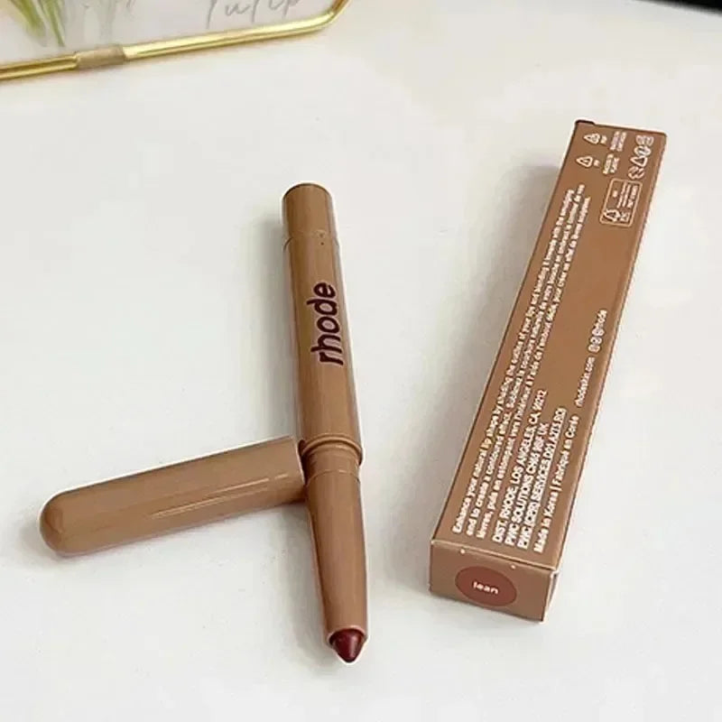 Waterproof Lip Gloss with Peptides - Moisturizing Lip & Cheek Color