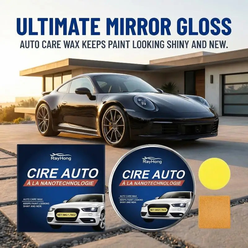 Car Wax Kit Paint Polishing Paste Anti-UV & Scratch Protection for Car Detailing