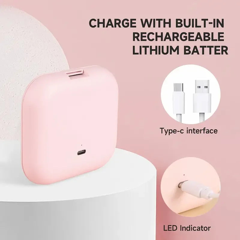 Portable Folding LED Makeup Mirror with Lights and 2X Magnification
