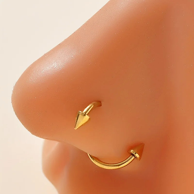Spiral Earrings for Women - Tragus Rook Cartilage Nose Hoop Piercing Jewelry