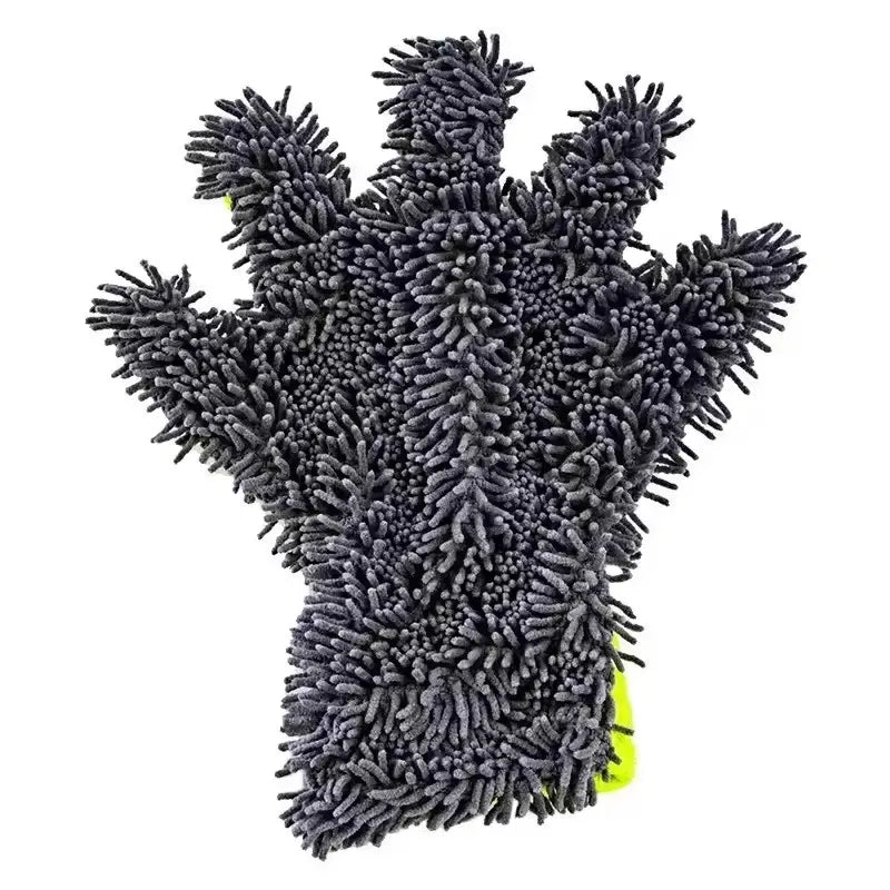 Microfiber Car Wash Gloves Double-Sided Cleaning Sponge Scratch-Free Detailing Tool