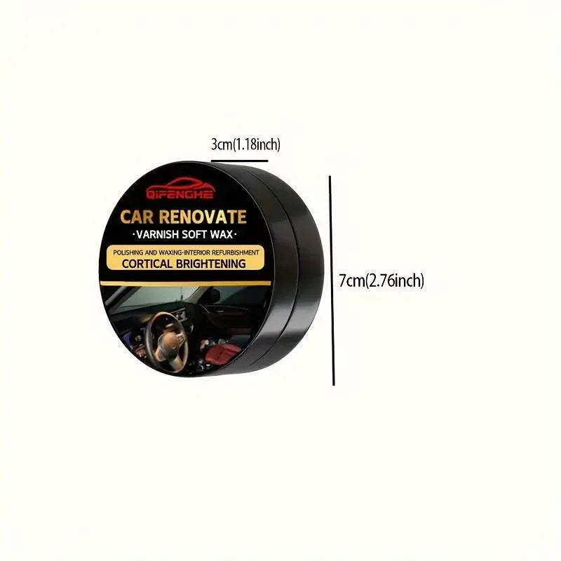 Car Interior Maintenance Wax for Dashboard, Leather, Tires & Sofa Care
