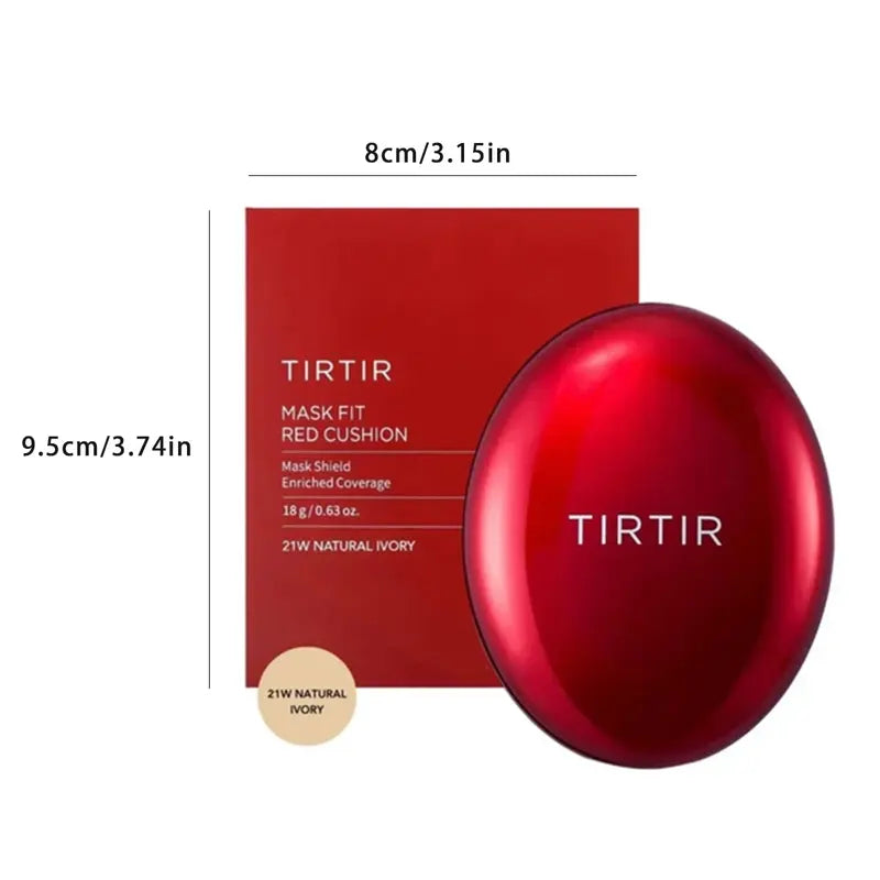 Buildable Full Coverage Cushion Foundation with Satin Finish - Long Lasting, K-Beauty