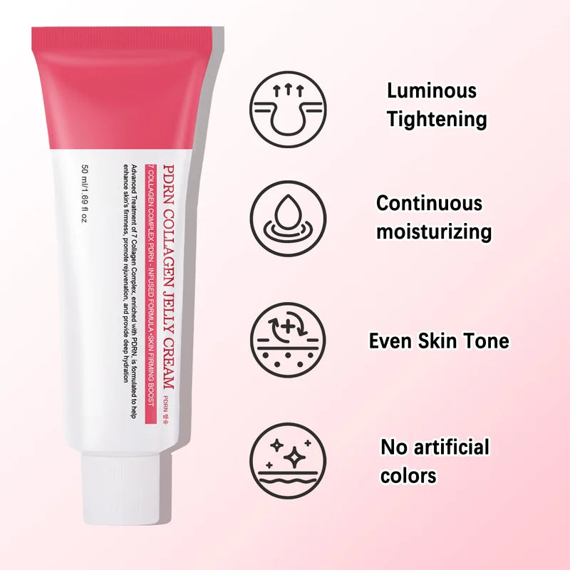 Deep Hydrating Collagen Facial Cream for Dry Aging Skin Moisturizer