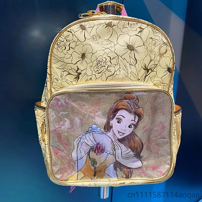 Beauty and the Beast Belle Backpack Insulated Lunch Bag for Kids and School
