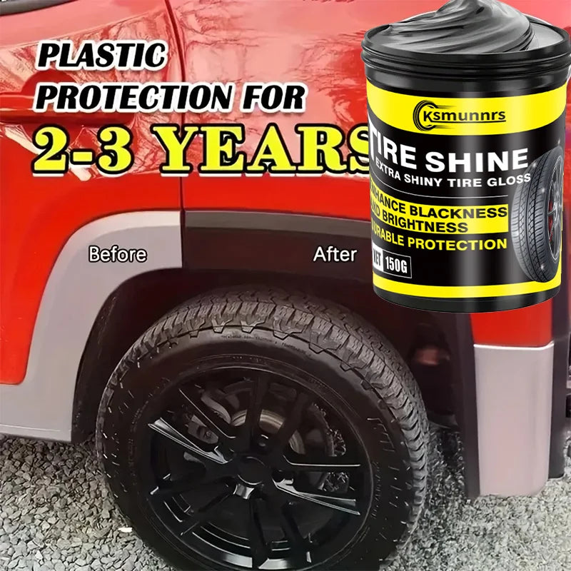 Heavy-Duty Car Plastic Renovator Wax - Scratch Repair & Protection for Bumpers and Interiors