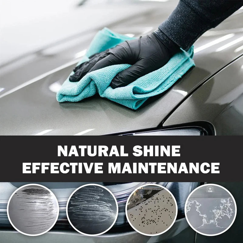 NanoTech Car Scratch Remover Wax - 3Min Quick Repair, Color-Adaptive, UV Protection