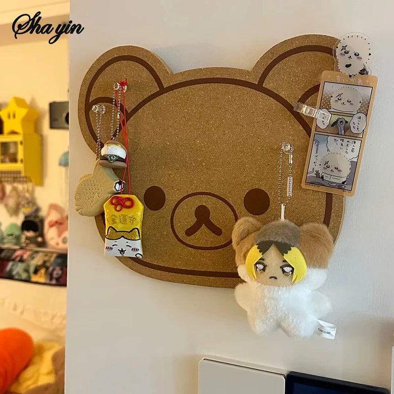 Cartoon Felt Board Wall Decor for Dorms and Photo Walls - Non-Damaging, Easy Install
