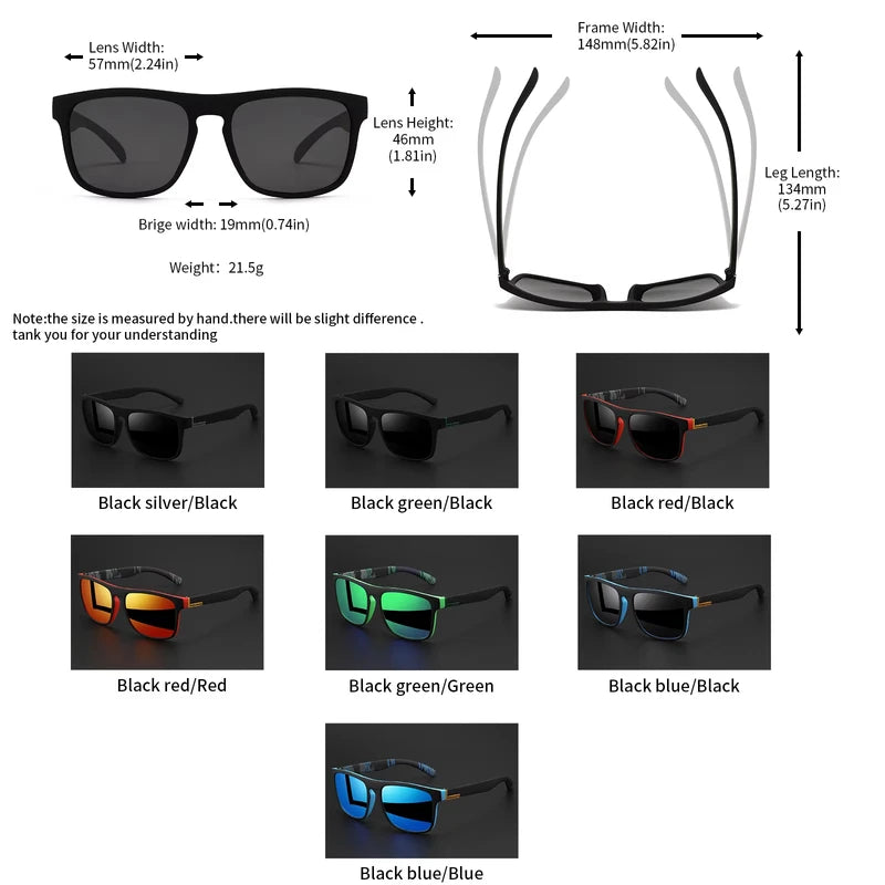 Unisex Polarized Sports Sunglasses Lightweight UV400 Cycling Fishing Driving