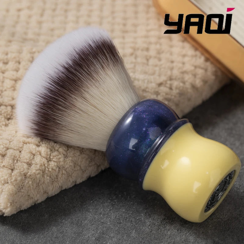 Men's Synthetic Shaving Brush 26MM Knot Travel Beard Grooming Tool