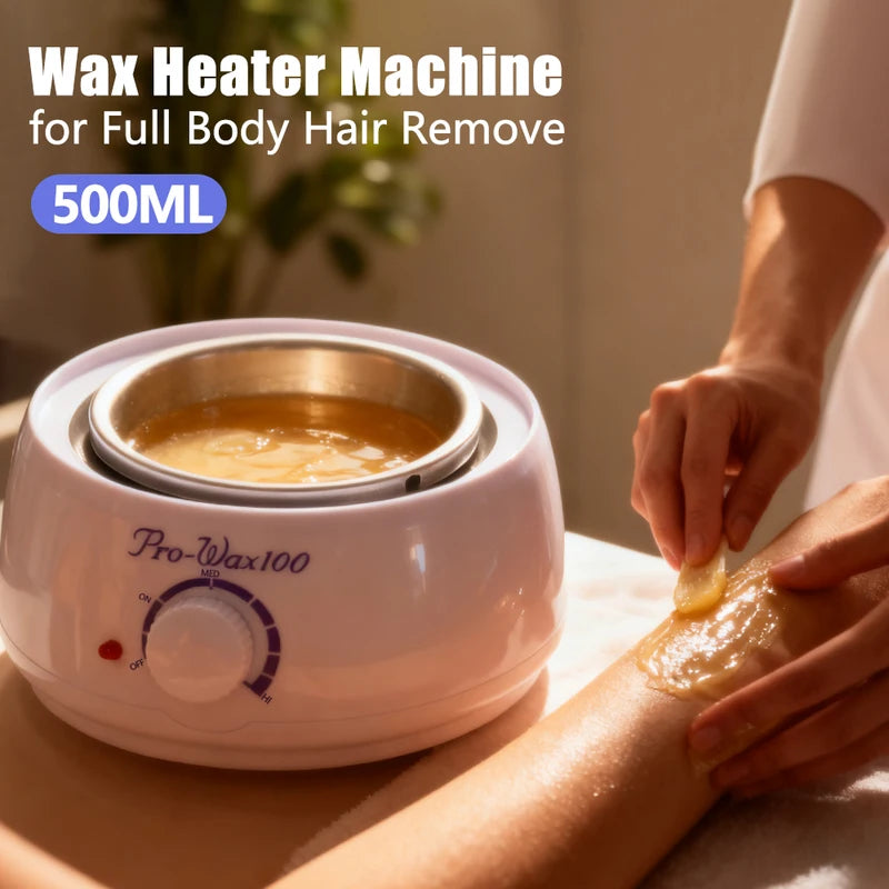 Professional Wax Heater for Body Hair Removal - Adjustable Temperature, Rapid Heating, Easy to Clean