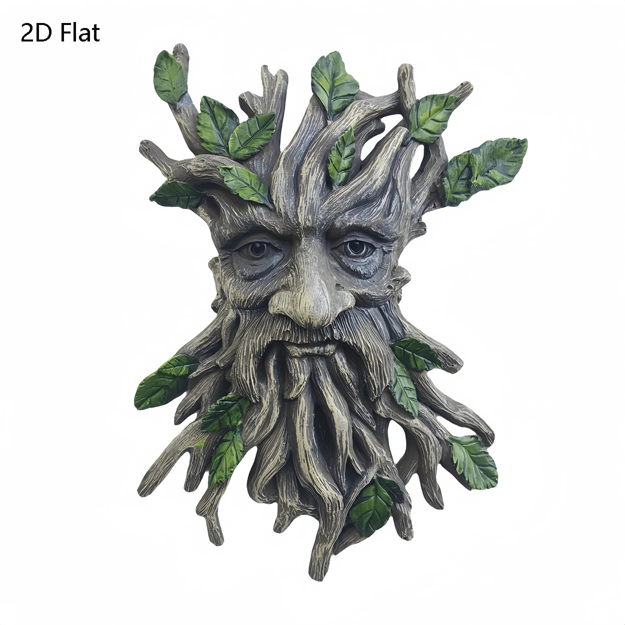 Wooden Tree Spirit Decor Pendant for Halloween and Christmas Garden Yard