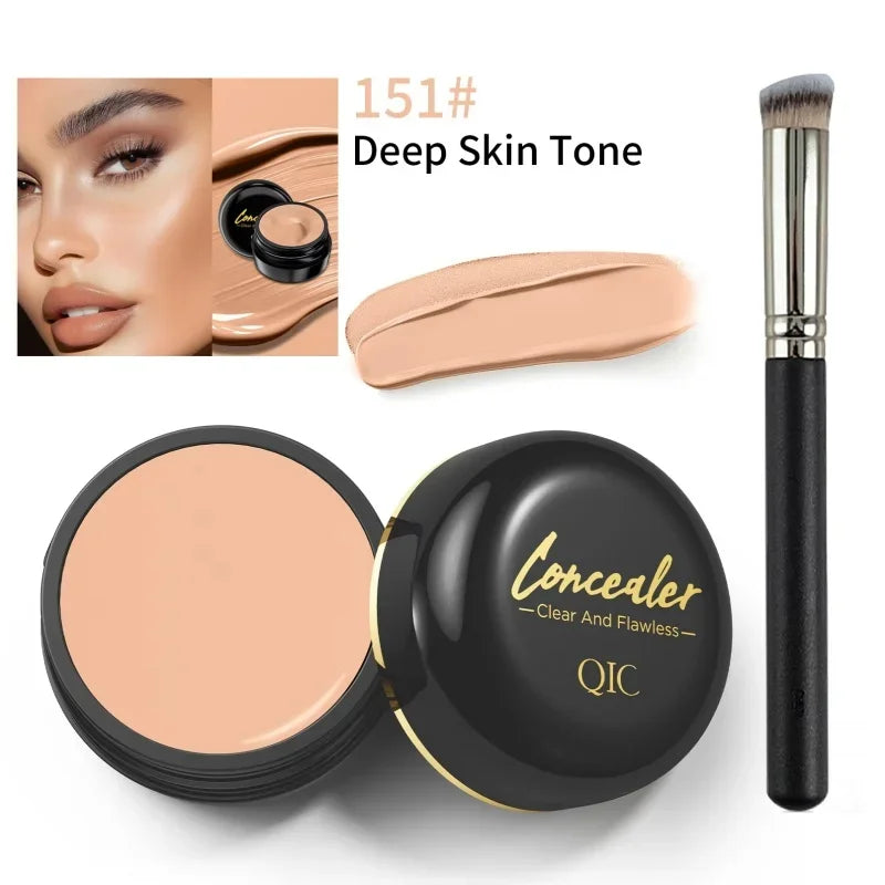 Waterproof Full Coverage Concealer for Tattoos & Scars - Natural Finish Foundation