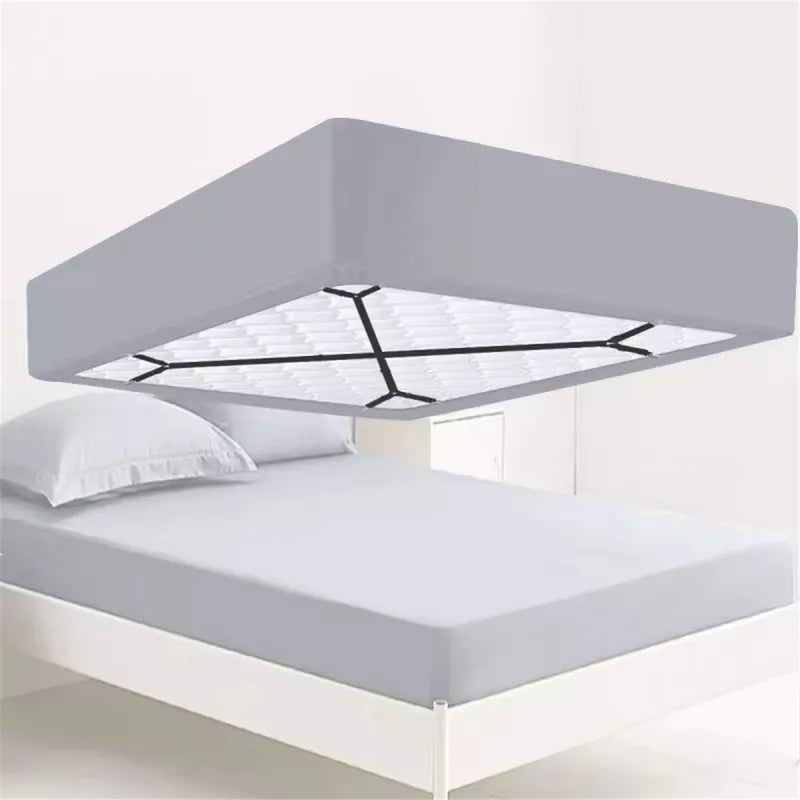 Universal Bed Sheet Fastener Straps Kit - Adjustable Non-Slip Clip Holders