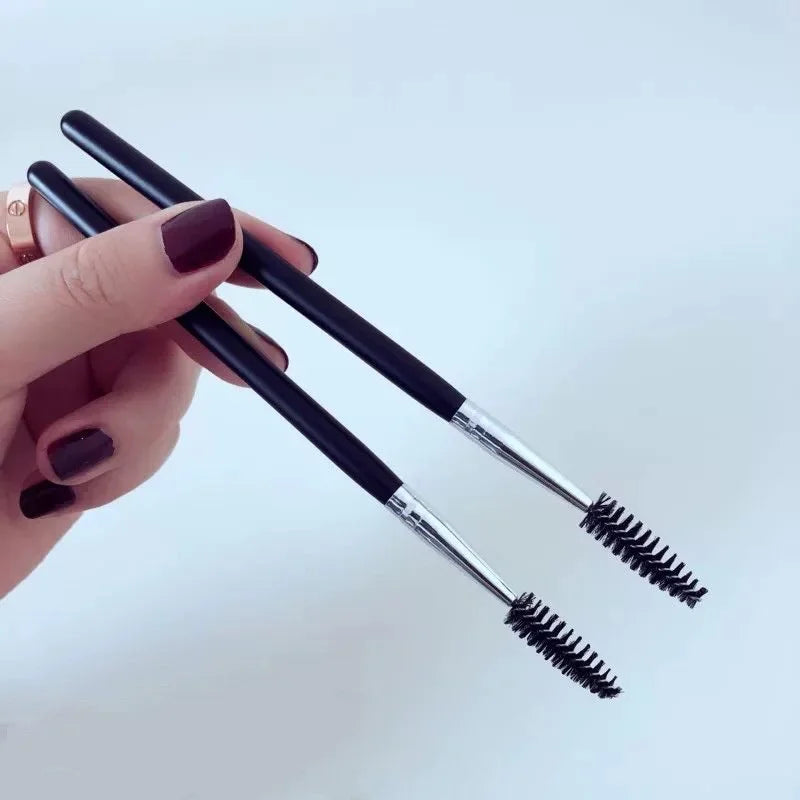5PCS Eyebrow and Eyelash Makeup Brush Set - Portable Cosmetic Tools