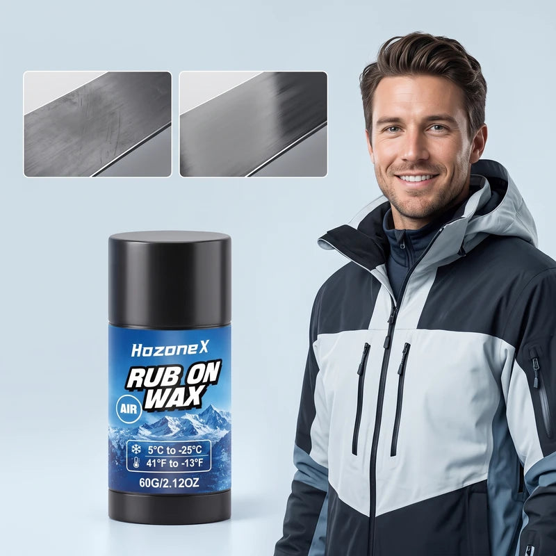 Long-Lasting Ski & Snowboard Wax Paste - Easy Application, 60g