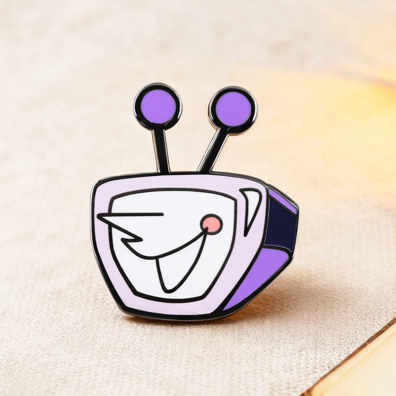 Anime Deltarune Metal Badge Brooch - Cute Cartoon TV Role-Playing Game Accessory