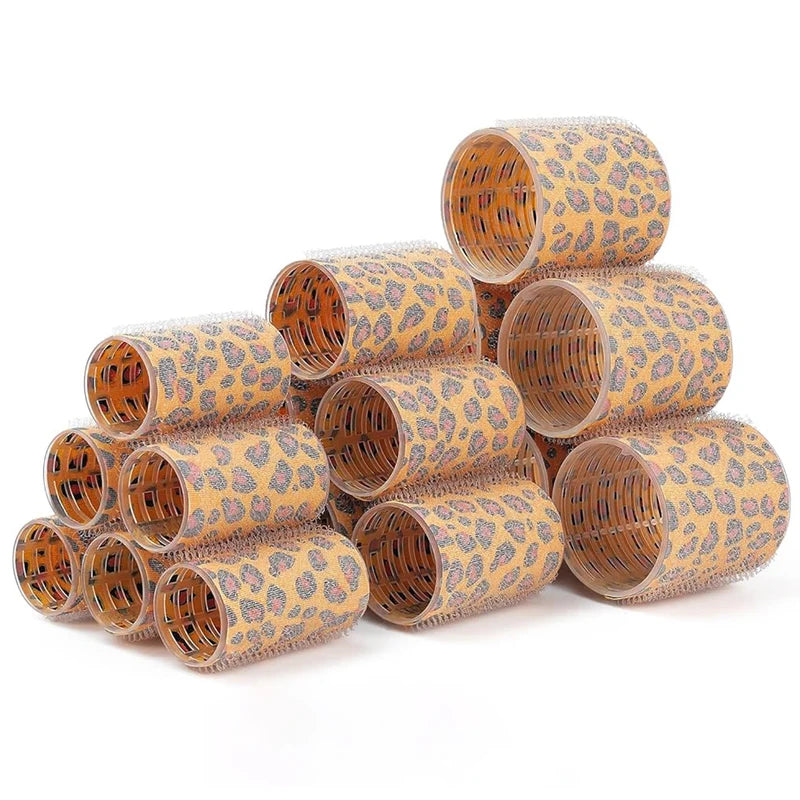 Heatless Hair Curlers Set 18pcs Self-Grip Foam Rollers for Long & Short Hair
