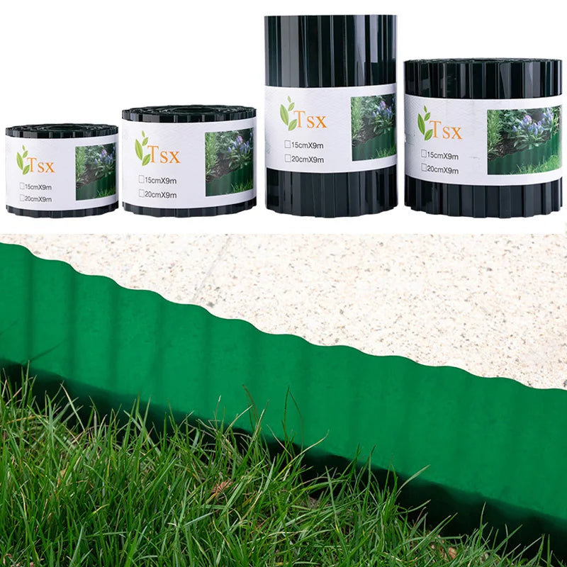 Flexible Garden Lawn Edge Border Fence for Pathways & Landscaping