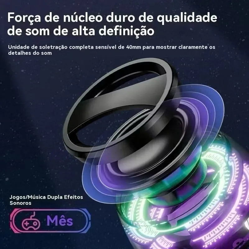 Mini Bluetooth Speaker with RGB LED Lights Waterproof Portable Compact Sound Box