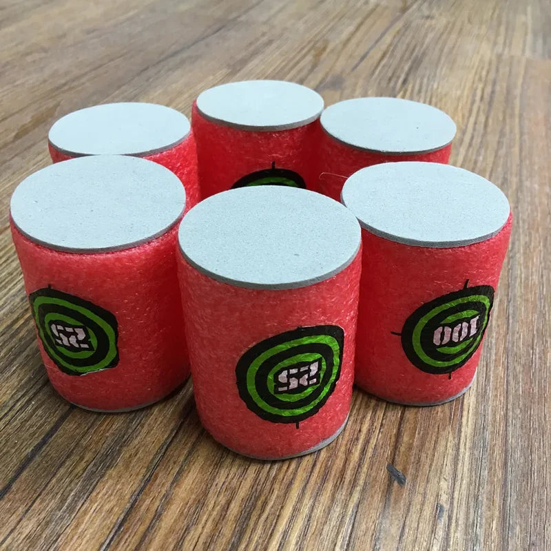 6-Pack Foam Dart Targets for Nerf Blasters Kids Shooting Game Toy