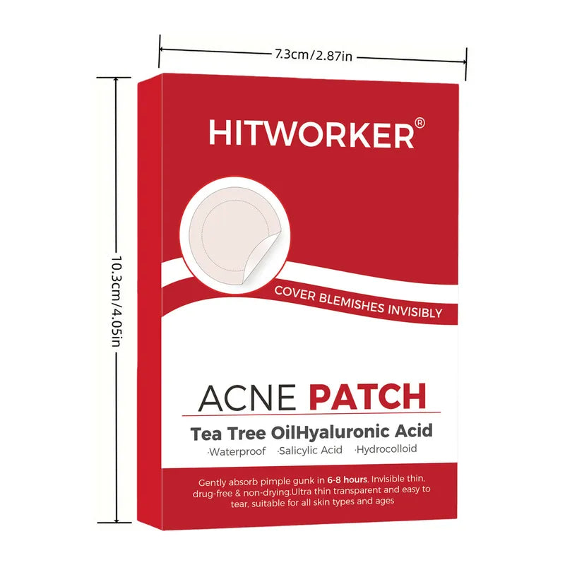 Waterproof Acne Patch Set for Facial Cleansing - Hypoallergenic, All Skin Types