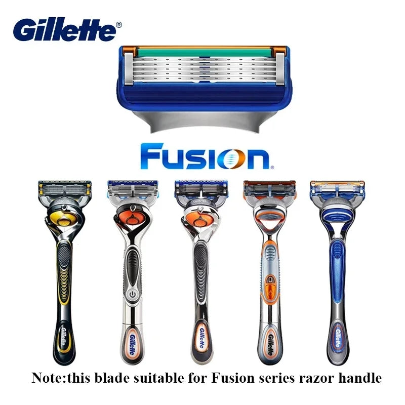 Gillette Fusion 5 Razor Blade Refills - Safety Shaving Head Replacement for Men
