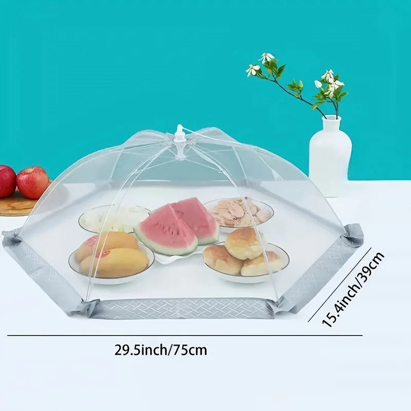 Foldable Anti-Flies Meal Cover for Kitchen, Dustproof and Heat Resistant