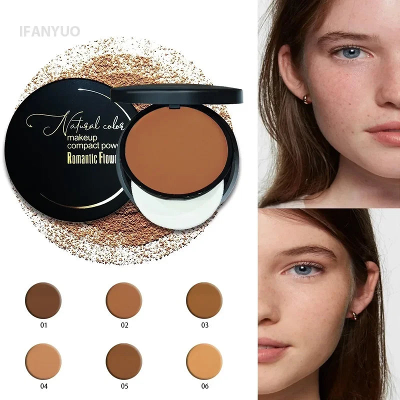 Matte Finish Bronzing Powder for Dark Skin - Oil Control & Sweatproof Contour Palette