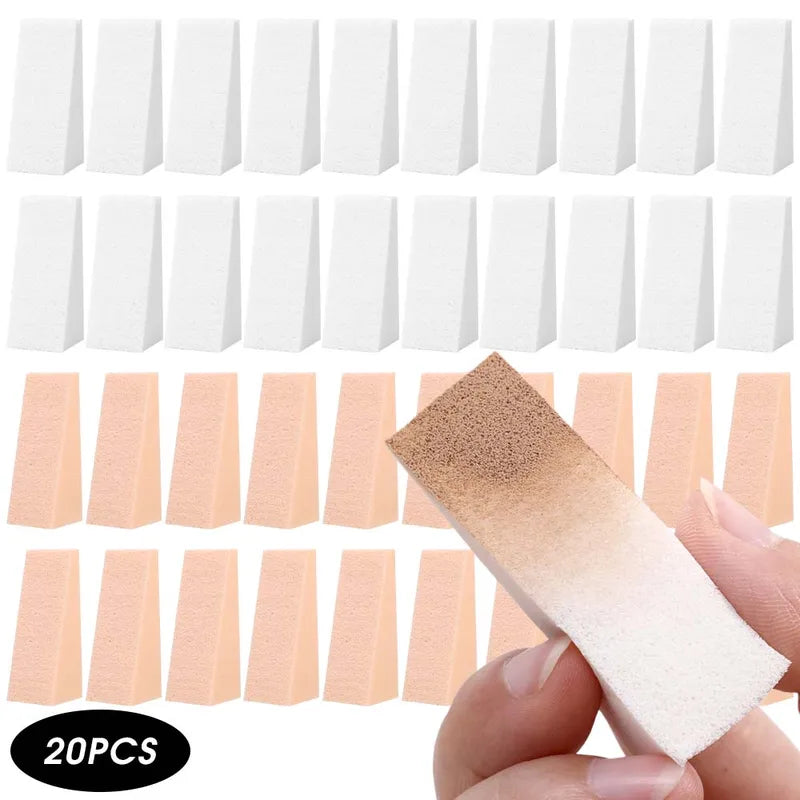 100pcs Triangle Makeup Sponges - Powder Foundation Blenders for Face and Concealer