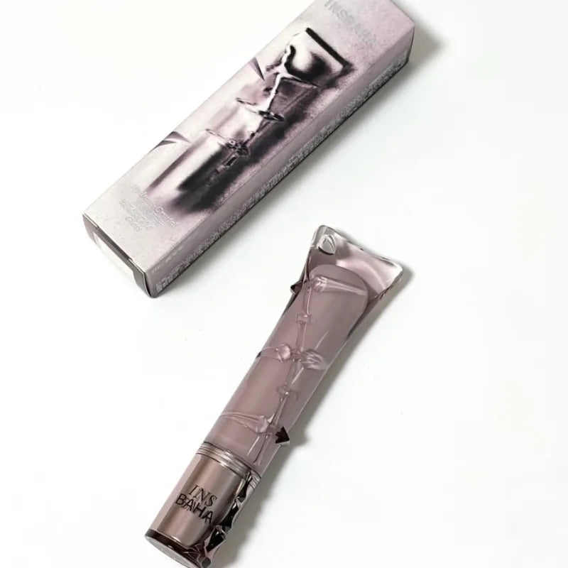 Glossy Lip Plumper & Lip Mud Set - High-Shine Non-Sticky Lip Gloss, Water-Glow Lipstick, Long-Lasting Makeup