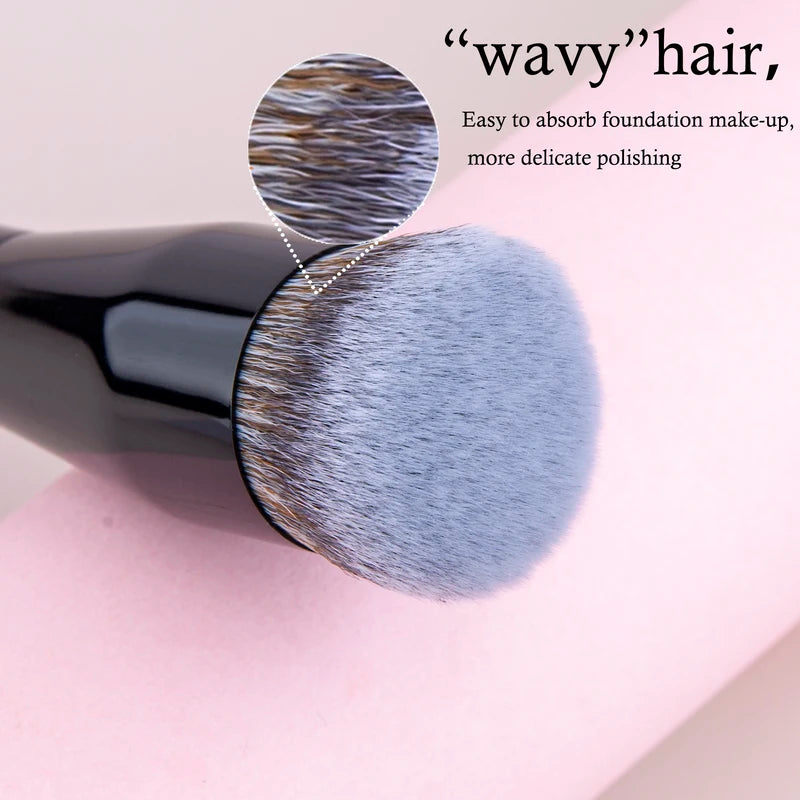 Pro 70 Big Foundation Makeup Brush - Chubby Synthetic Face Contour Tool