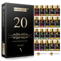 20-Piece Essential Oil Gift Set - Lavender, Eucalyptus, Orange & More