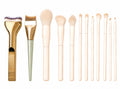 12-Piece Makeup Brush Set with Foundation, Powder & Eyeshadow Brushes