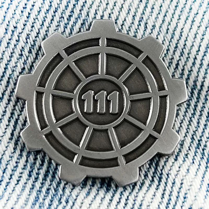 Vault-111 Enamel Badge Pin - RPG Game Inspired Collector Gift for Gamers