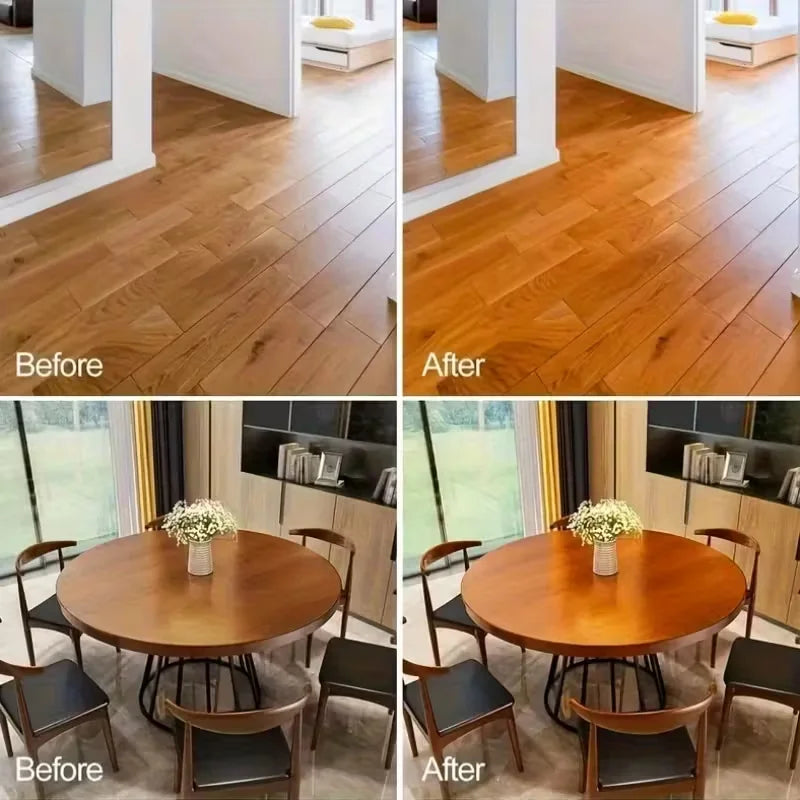 Natural Beeswax Floor Wax for Hardwood Floors - Deep Nourishing Seal & Polish