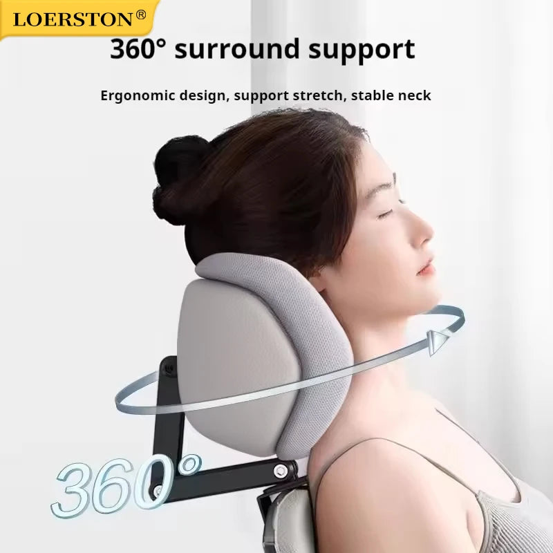 Office Chair Neck Support Cushion High Headrest Memory Foam Seat Pad