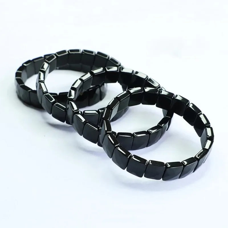 Hematite Men's Bracelet - Support T-Levels, Confidence & Clarity