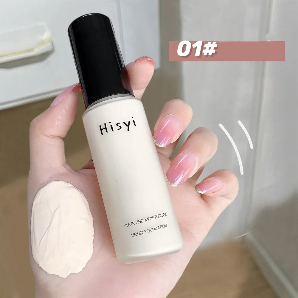 High Coverage Liquid Foundation Makeup Base Waterproof Concealer BB Cream for Face